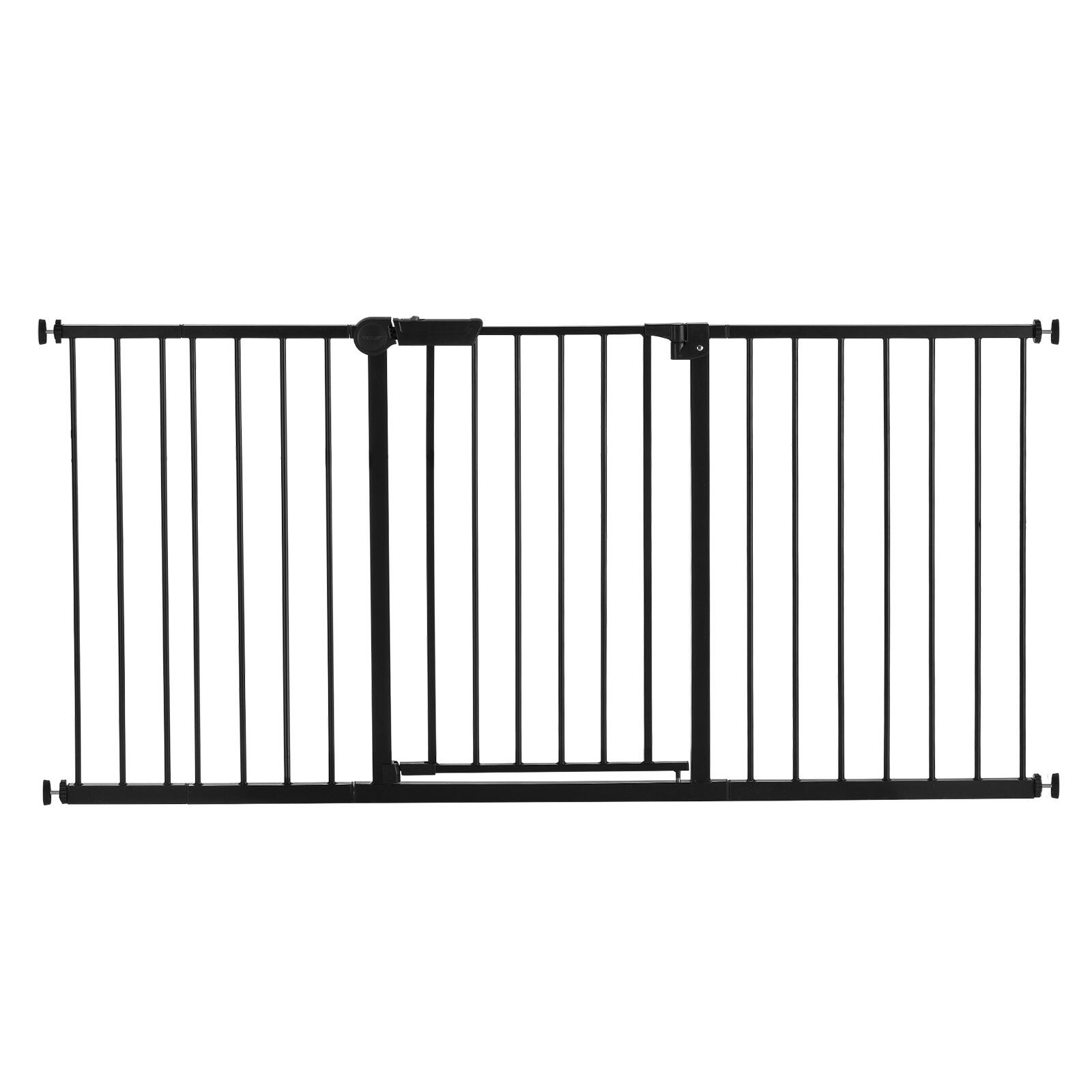 Alt View 5. VEVOR - Baby Gate, 60.6-63.3 Inches Adjustable Width, 30 Inches High Dog Gate, Easy Step Walk Thru, for Child Pet Security.