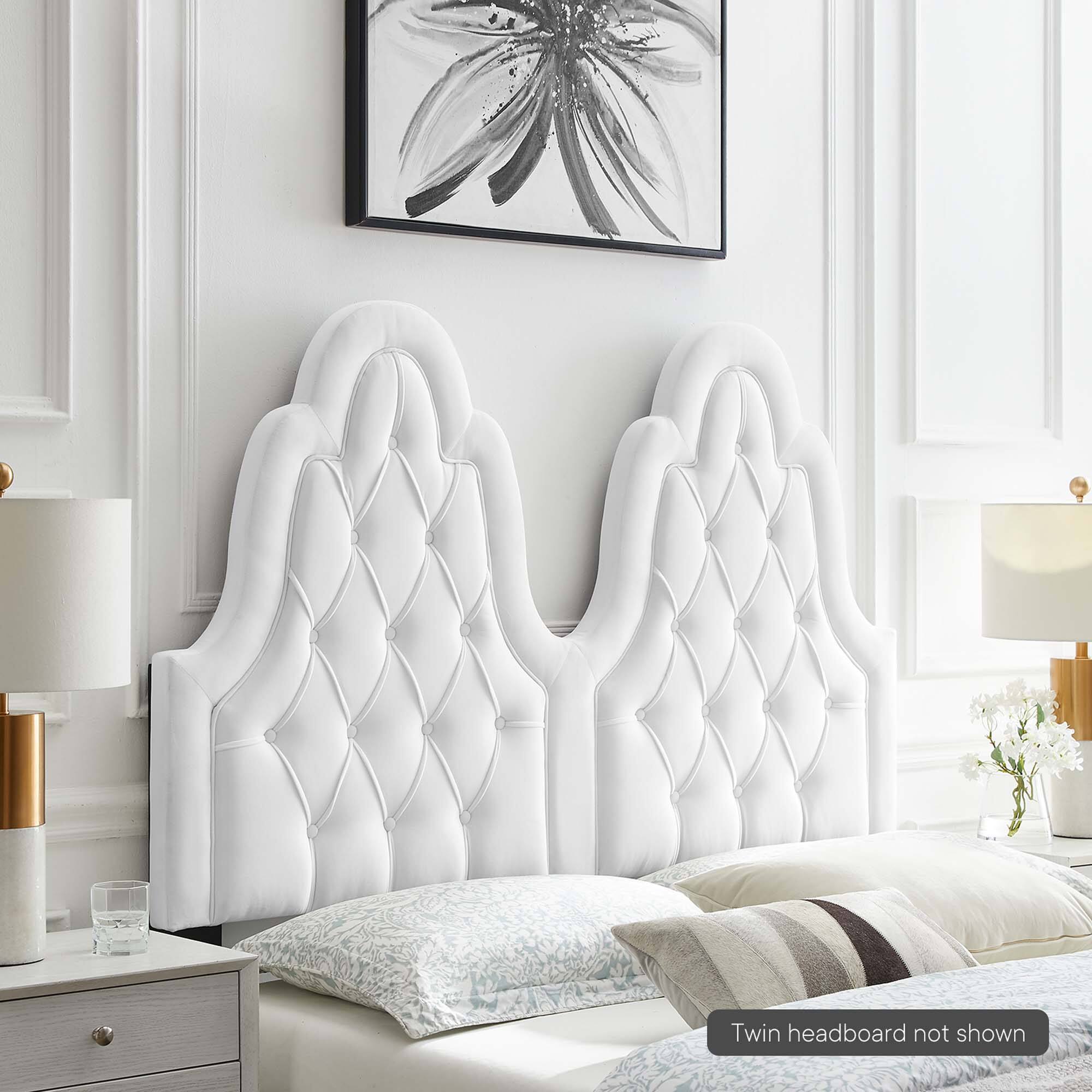 Twin headboard not shown