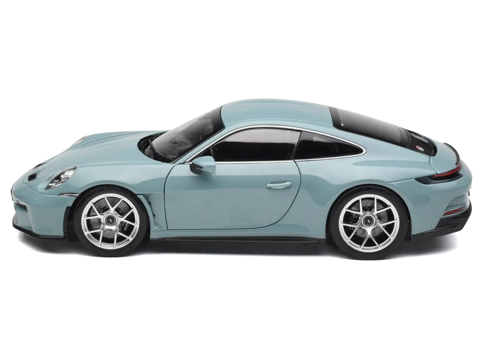 Left. Norev - 2023 Porsche 911 S/T Meissen Blue 1/18 Diecast Model Car by Norev - Blue.
