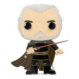 Star Wars 3 inch Funko POP Pin | Count Dooku - Brown