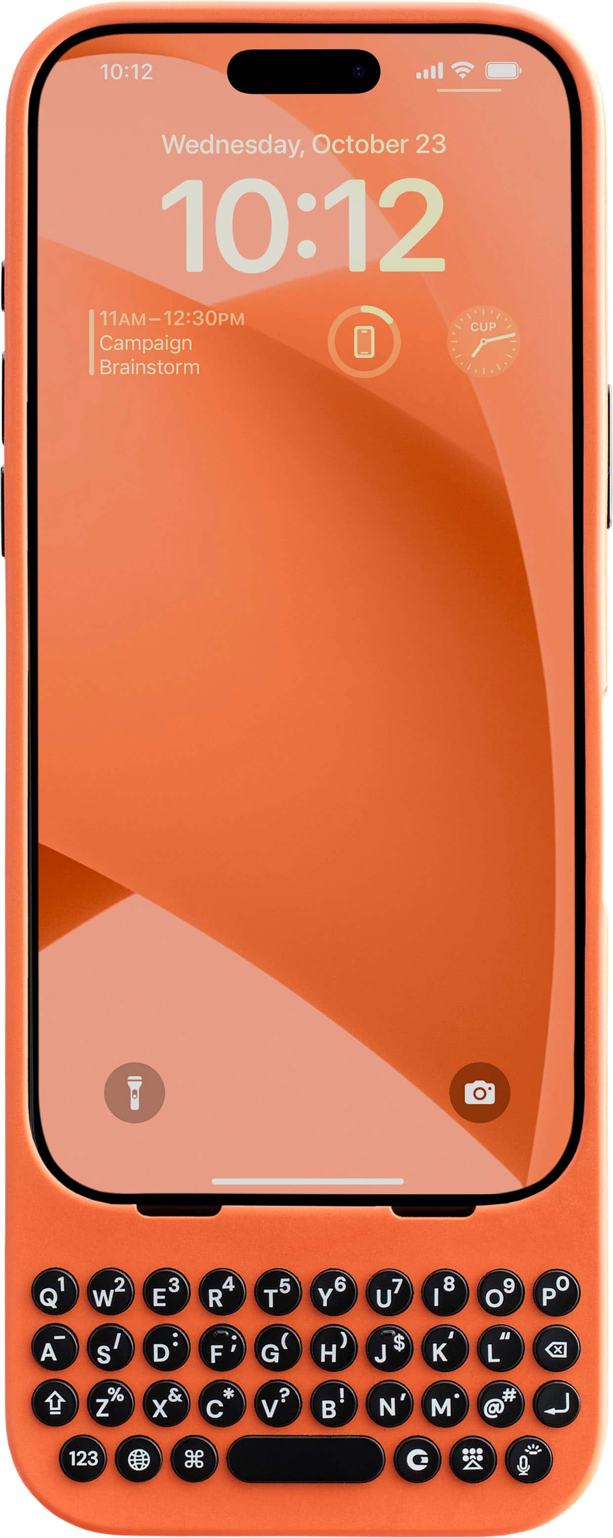 Clicks - Keyboard for Apple iPhone 16 Pro - Spice - Front_Zoom