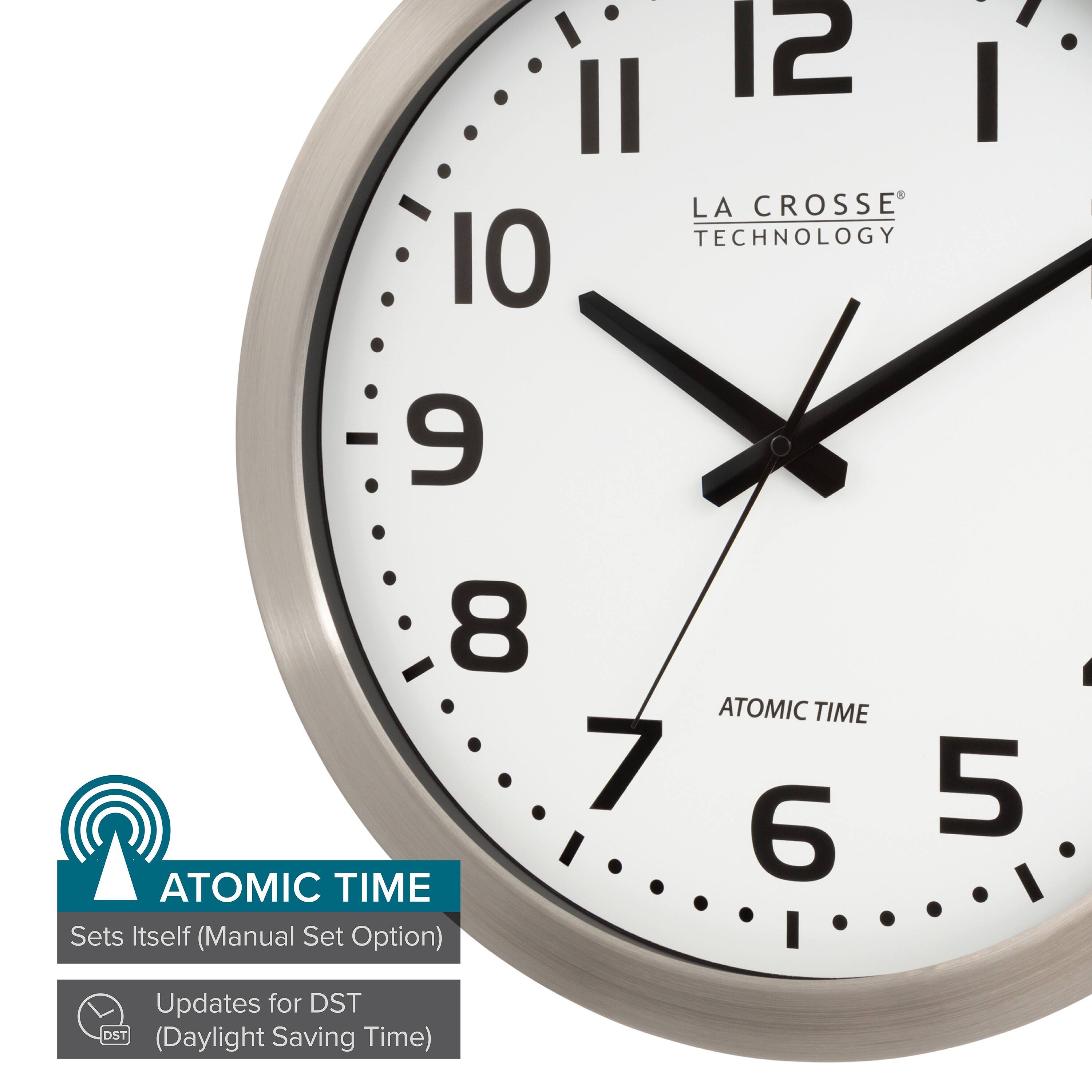 LA CROSSE TECHNOLOGY

ATOMIC TIME

Sets Itself (Manual Set Option)

Updates for DST (Daylight Saving Time)