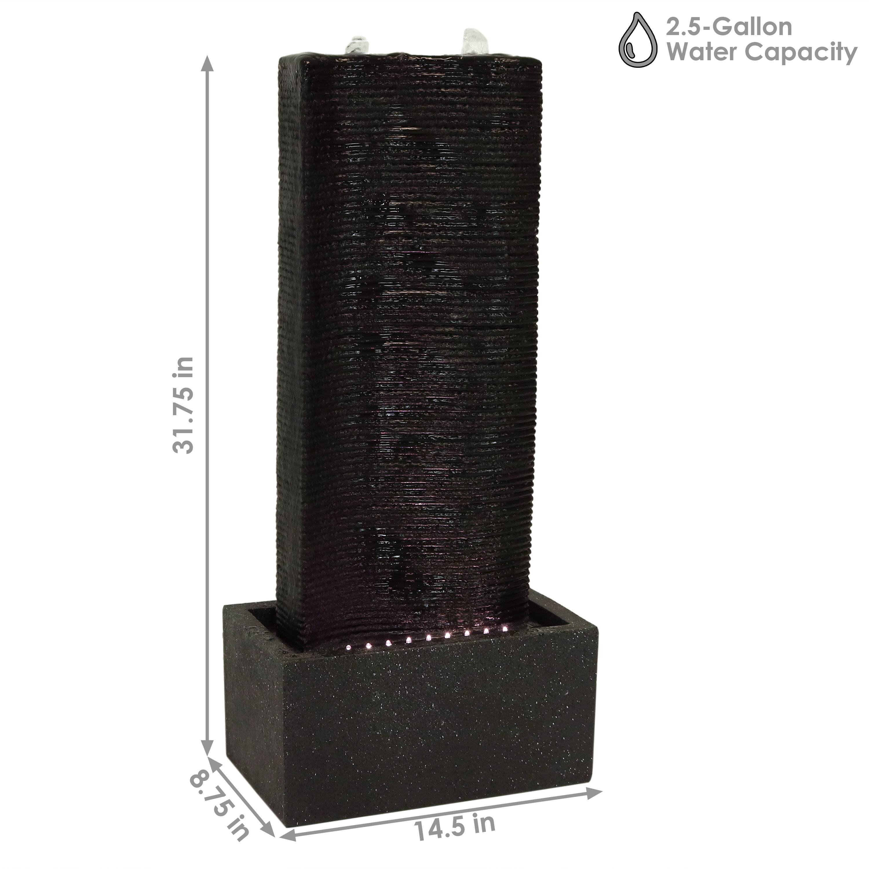 2.5-Gallon Water Capacity

31.75 in (height)

14.5 in (width)

8.75 in (depth)