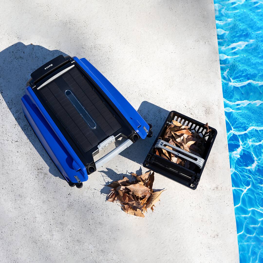 Alt View 2. Betta - Betta SE Solar Pool Skimmer with Enhanced Durability & Twin SCT Motors (Blue).