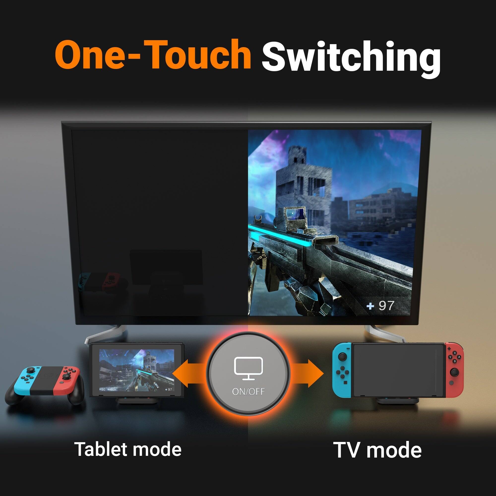 One-Touch Switching

Tablet mode TV mode