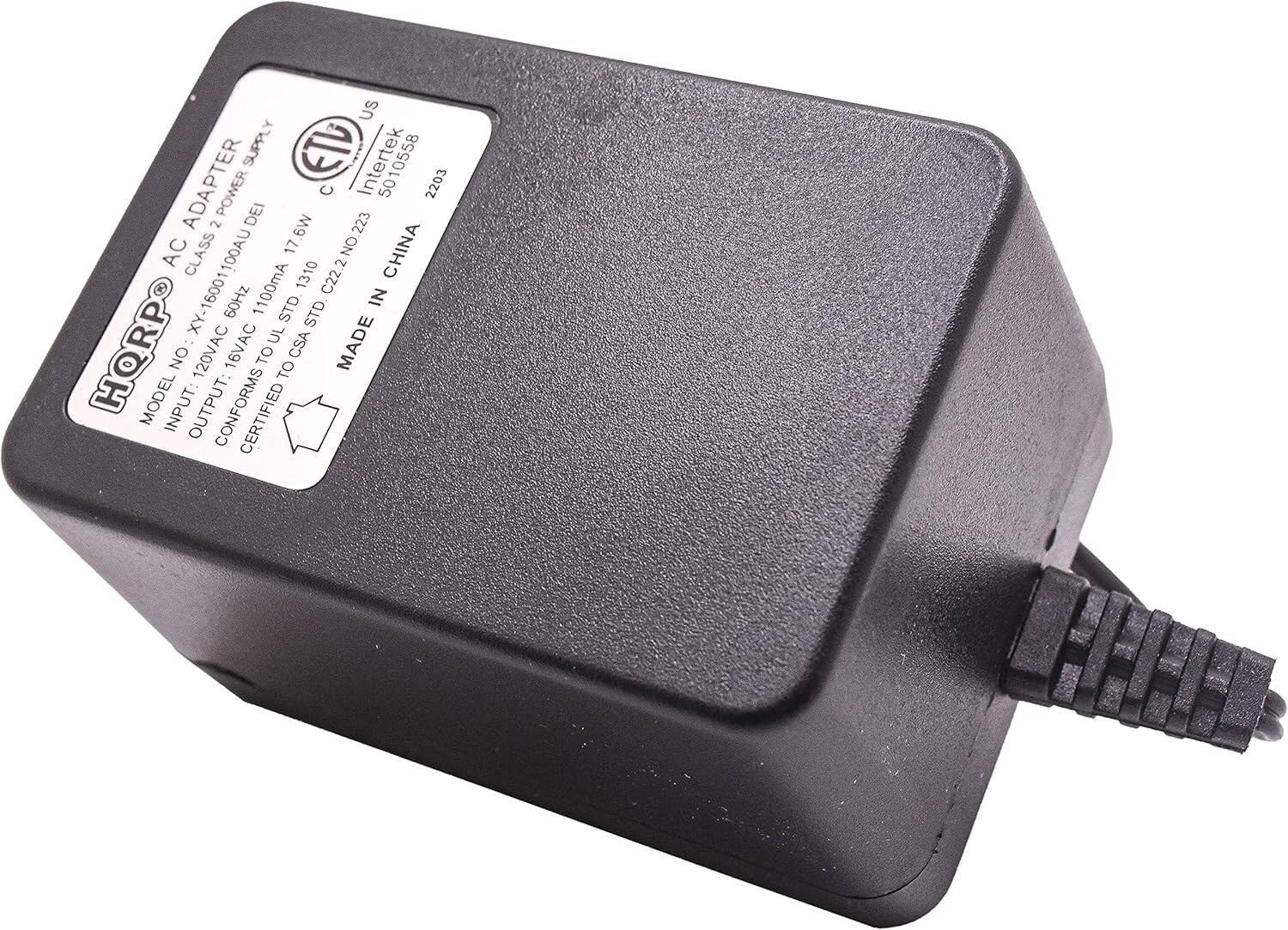 US SUPPLY ETD 5010558 ADAPTER 2 POWER DEI C 223 2203 AC CLASS 17 17.6W NO CHINA XY-16001100AU 1100mA 1310 C22.2 60Hz STD. IN STD 16VAC TOUL UL CSA MADE HQRP MODEL INPUT: NO OUTPUT: 120VAC CONFORMS TO TO CERTIFIED