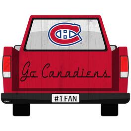 Fan Creations - Montreal Canadiens 12'' x 12'' Truck Back D-cor - Multicolor
