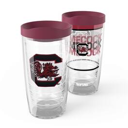 Tervis - South Carolina Gamecocks 2-Pack 16oz. Competitor & Emblem Tumbler Set - Multicolor