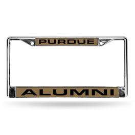 Rico Industries - Purdue Boilermakers Alumni Chrome Metal Laser Cut License Plate Frame - Multi