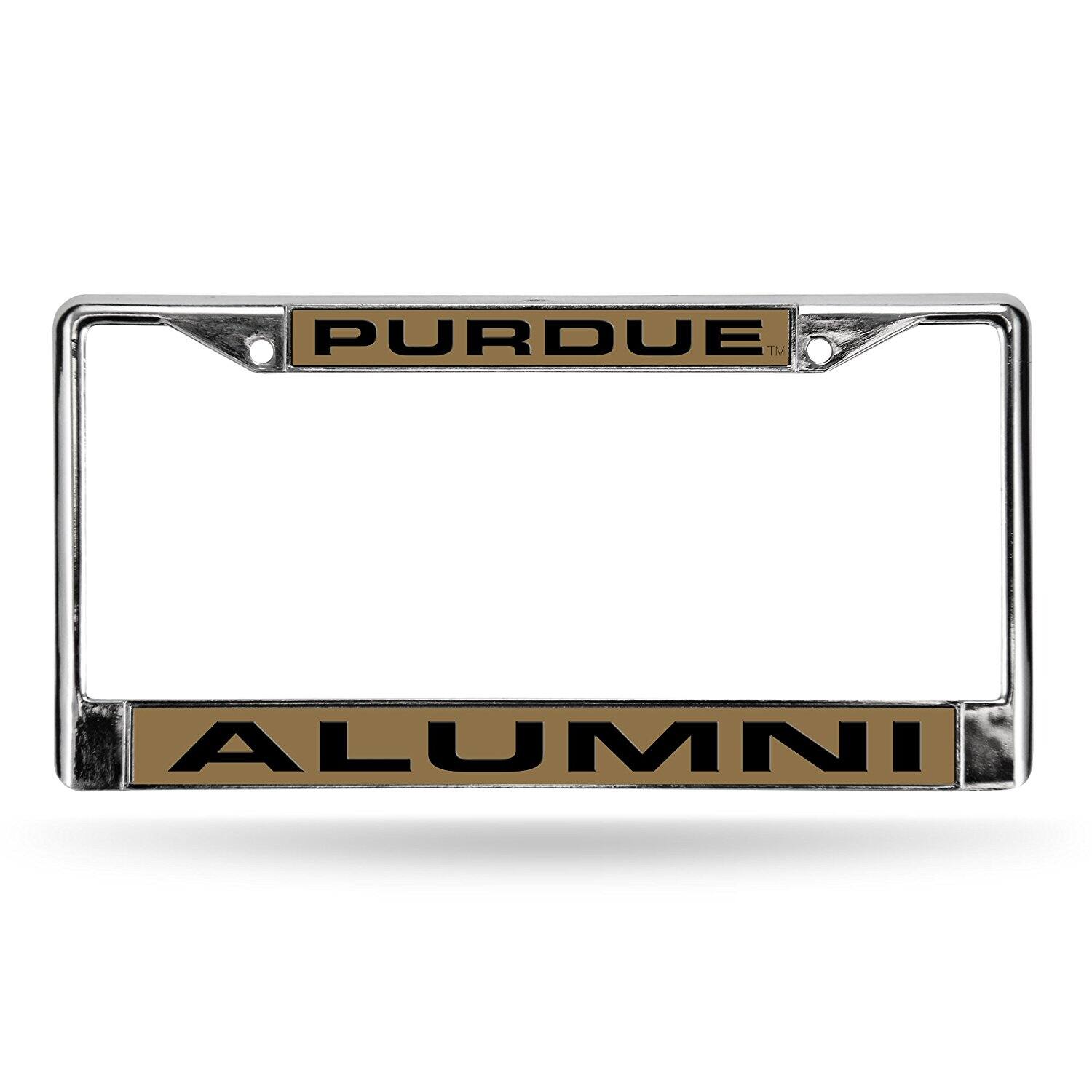 Purdue Boilermakers Alumni Chrome Metal Laser Cut License Plate Frame