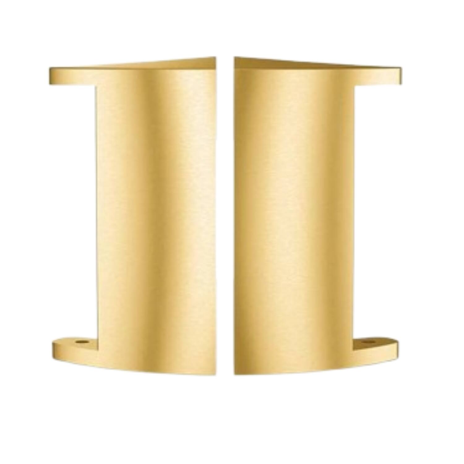 Front. Home Collection - Fitbit Charge 2 Band Adapters 18mm Lug Width - Gold - Gold.