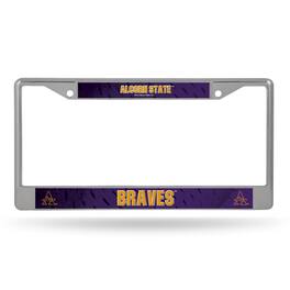 Rico Industries - Alcorn State Braves Chrome Metal License Plate Frame - Multi