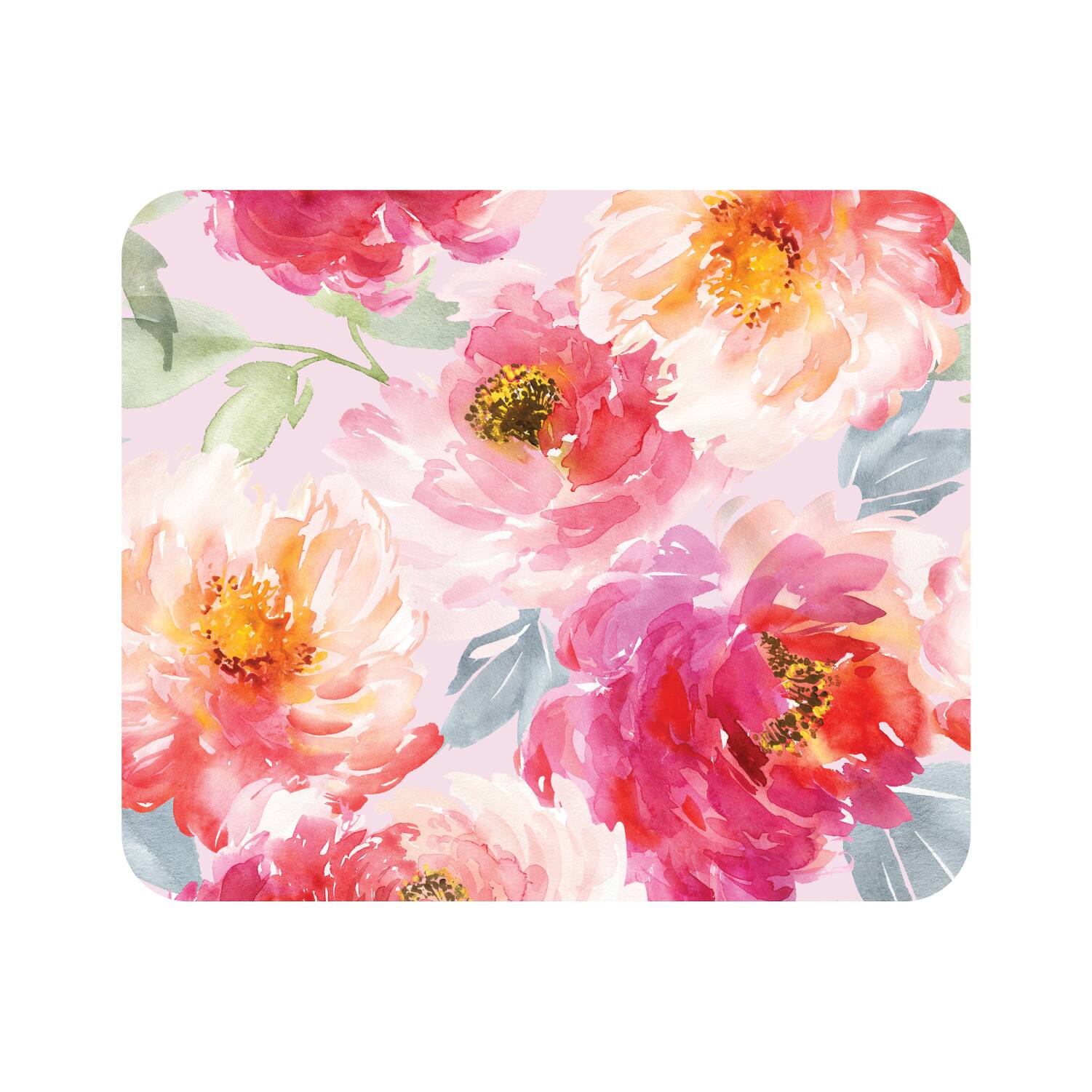 Front. OTM Essentials - OTM Essentials Mouse Pad, Watercolor Peonies - Mulit.