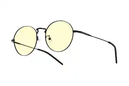 GUNNAR - Computer Glasses - Ellipse, Amber Lens - Blue Light Blocking, Relieve Dry Eye, Anti Glare - Onyx