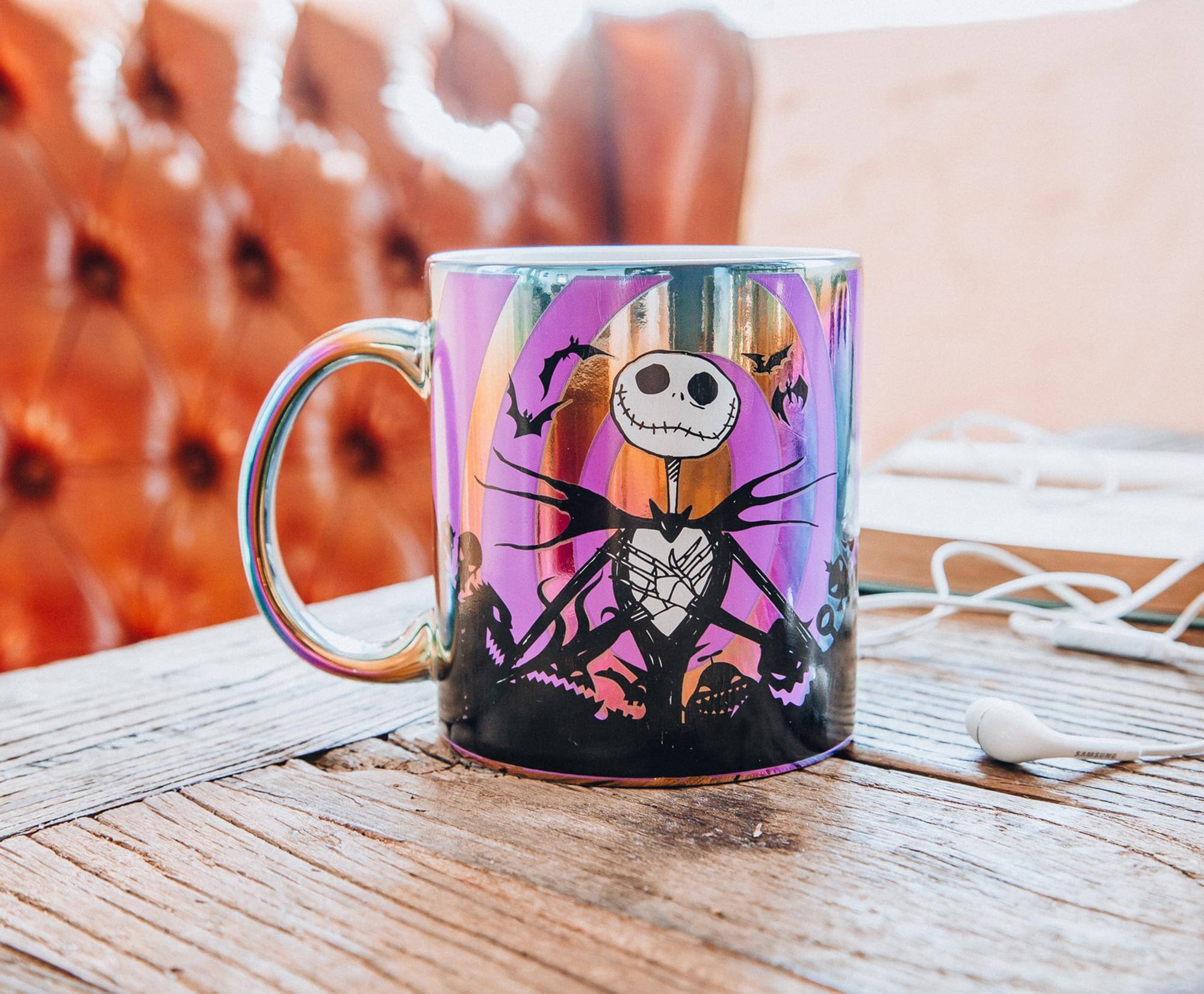Alt View 3. Disney - Disney The Nightmare Before Christmas Hypno Jack Ceramic Mug | Holds 20 Ounces - Purple.