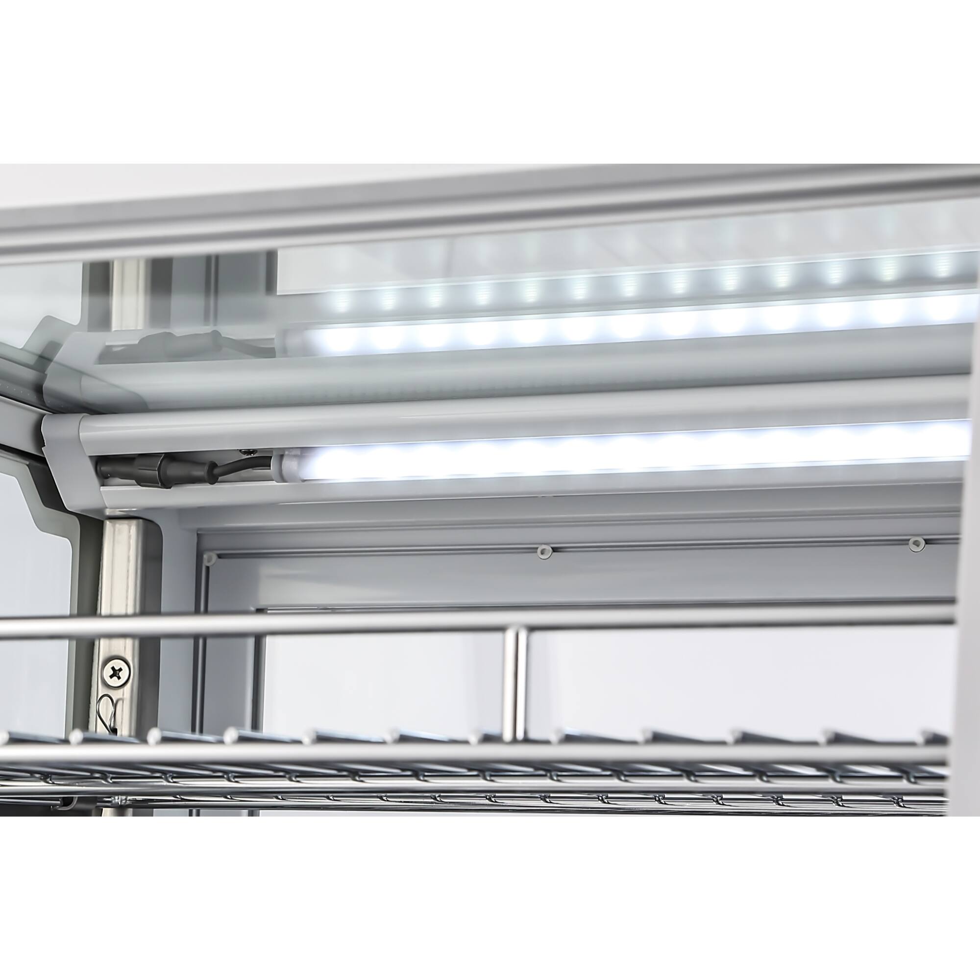 Alt View 8. Koolmore - 28 in. Self-Service Countertop Display Refrigerator in White (CDC-125-WH) - White.