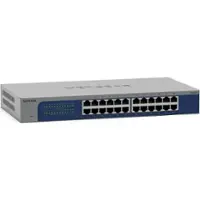 NETGEAR - 24-port Gigabit Ethernet Switch - Gray - Front_Zoom