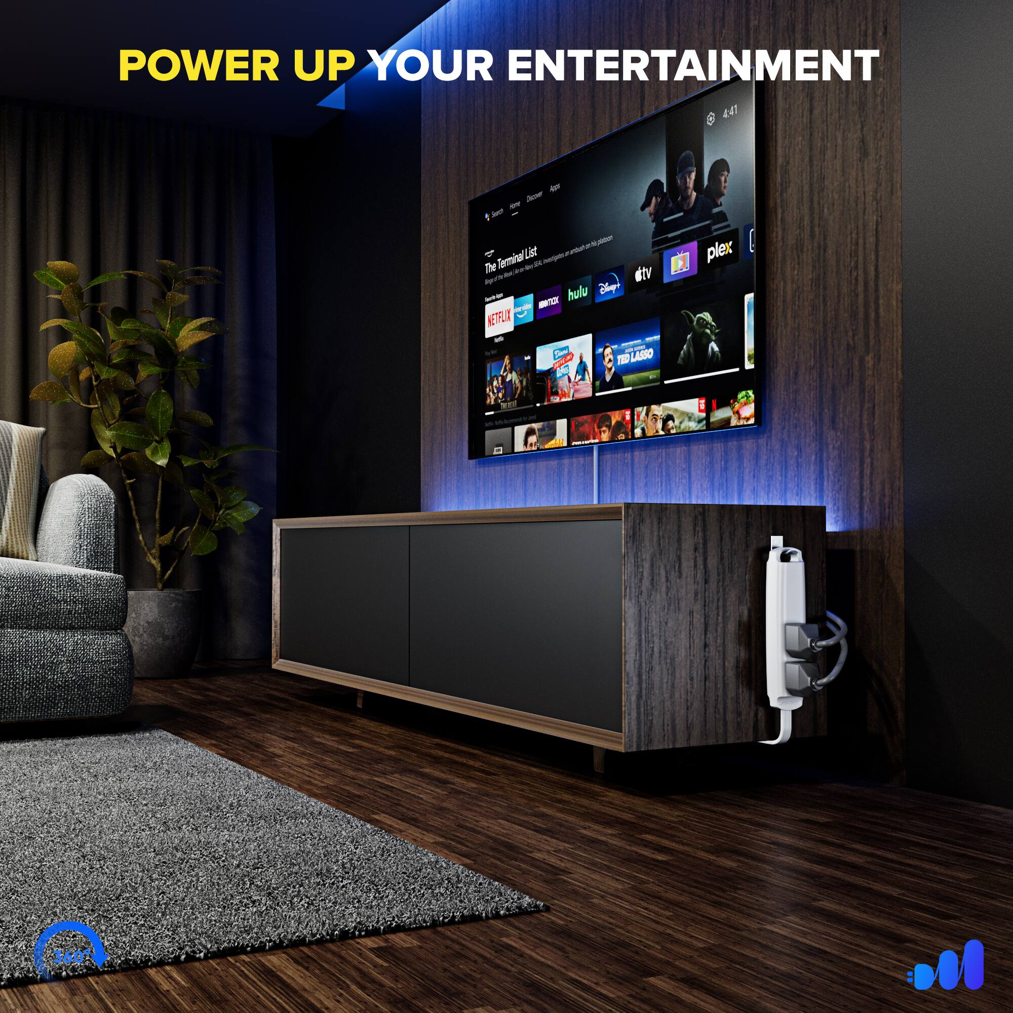 POWER UP YOUR ENTERTAINMENT 8 447 4 - - 1 -  - 1ie m plex Semile' - p The - - -n d diy D i hulo lqp - - KETRAX g -  - LABSO T D4 360