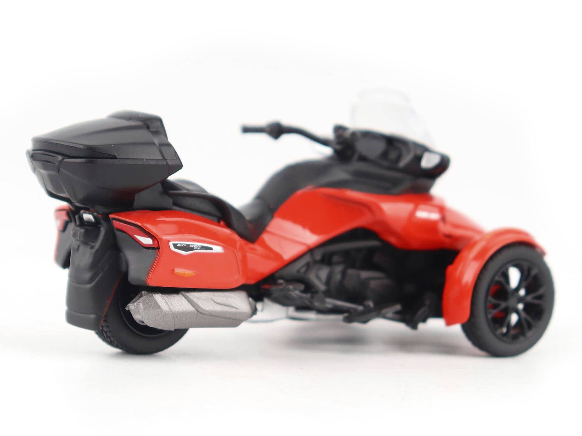 Alt View 2. BRP Models - Can-Am Spyder F3 Limited Special Series 3-Wheel Motorcycle Viper Red 1/32 Diecast Model by BRP Models.