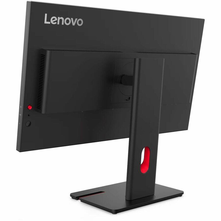Alt View 4. Lenovo - Lenovo ThinkVision T27Q-40 27" Class WQHD LED Monitor - 16:9 - Eclipse Black - 27" Viewable - In-plane Switching (IPS) - Black.