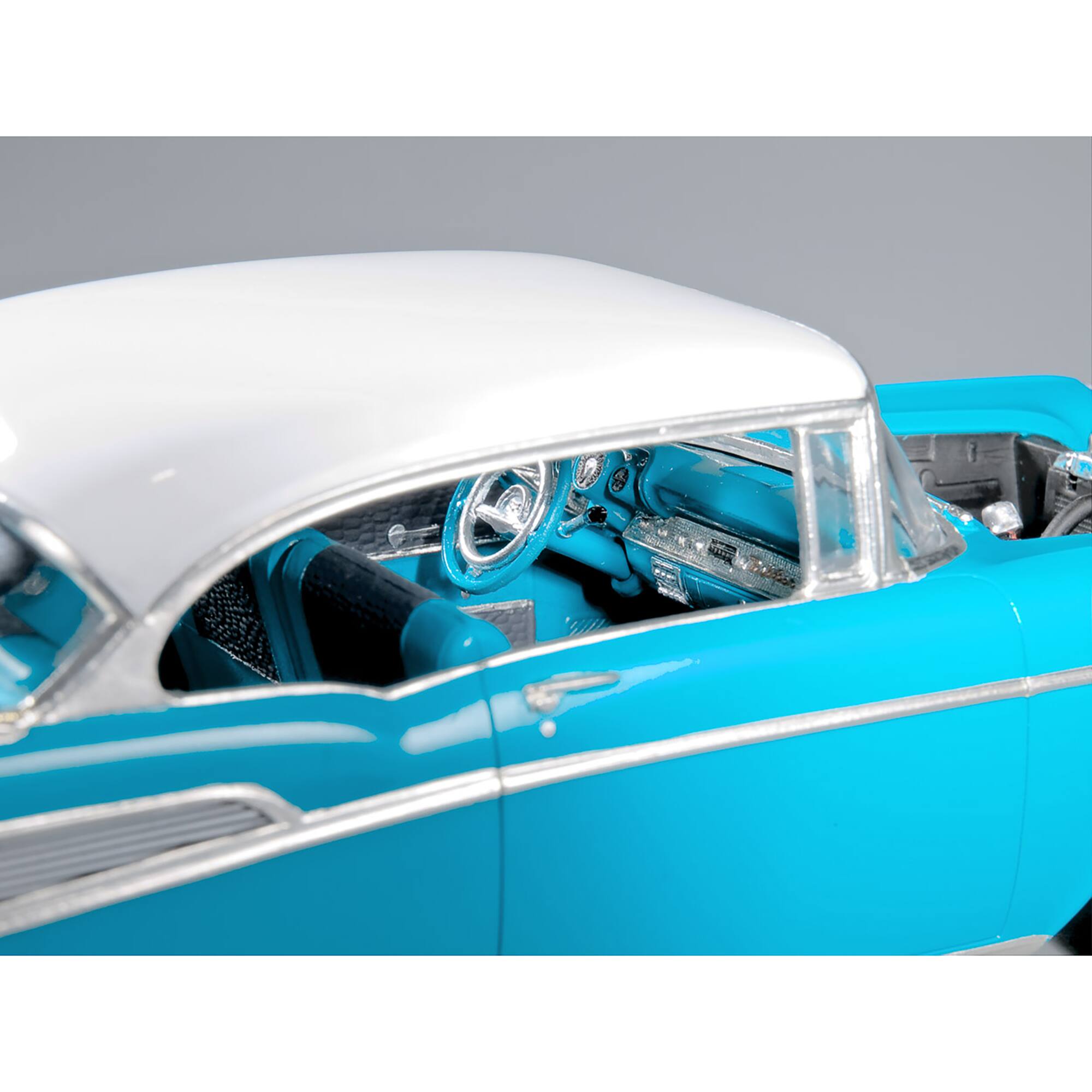 Alt View 2. Round2 - Round2 - AMT: 1:25 Scale Model Kit of 1957 Chevy Bel Air, 70+ Pieces.