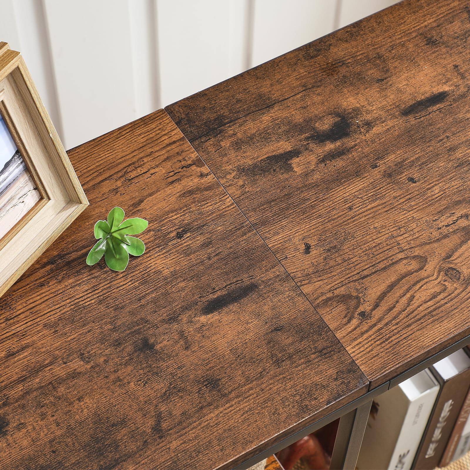 Alt View 3. Dazzling Pops - Printer Stand with Storage Bag, 3-Tier Mobile Under Desk Printer Cart with Wheels, Wood Rolling Printer Tab... - Black.