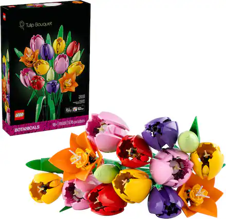 Tulip Bouquet - LEGO Botanicals
18+
11501
576 pcs/pzs