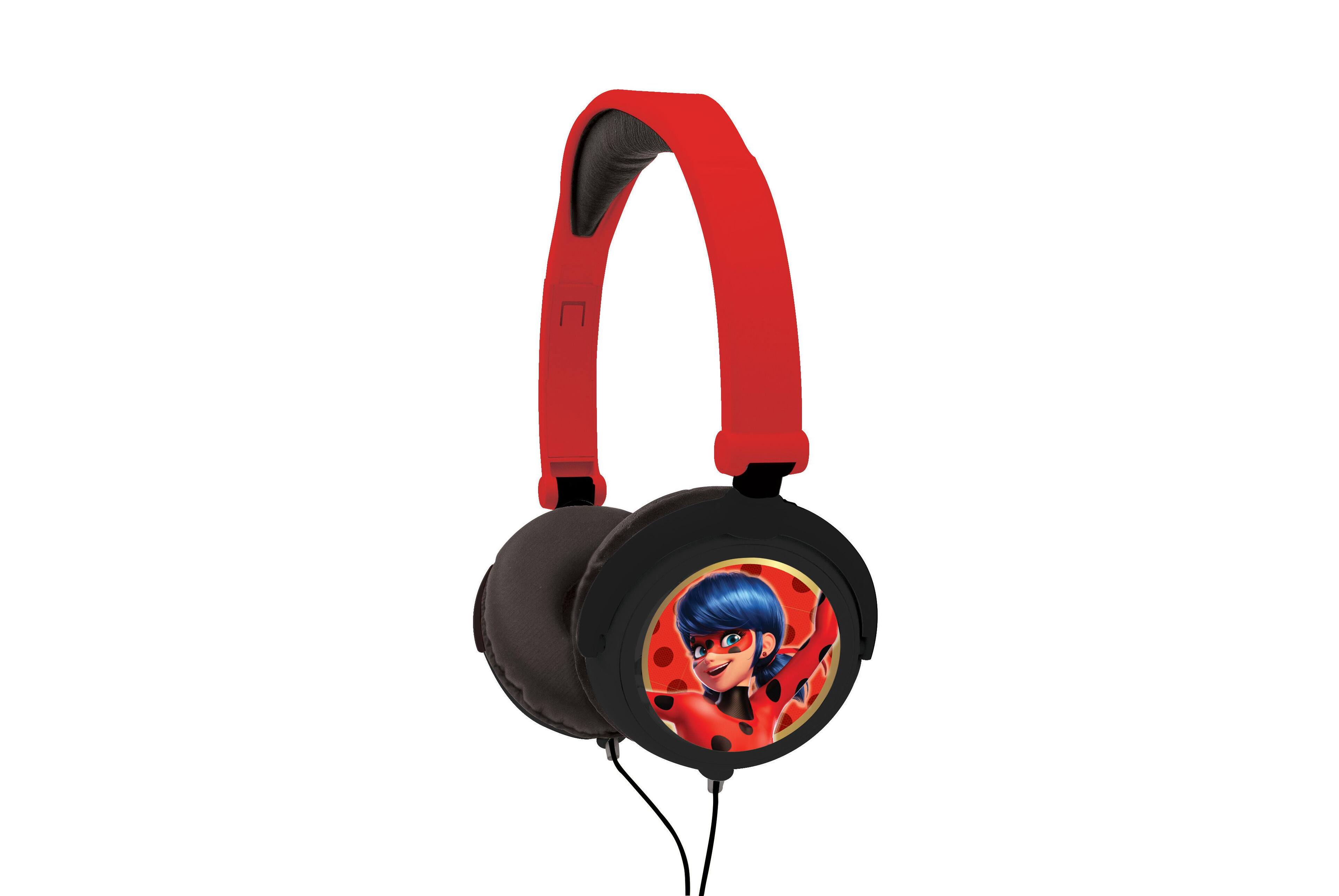 Alt View 2. Lexibook - Miraculous Stereo Wired Foldable Headphone with Safe Volume Limitation.