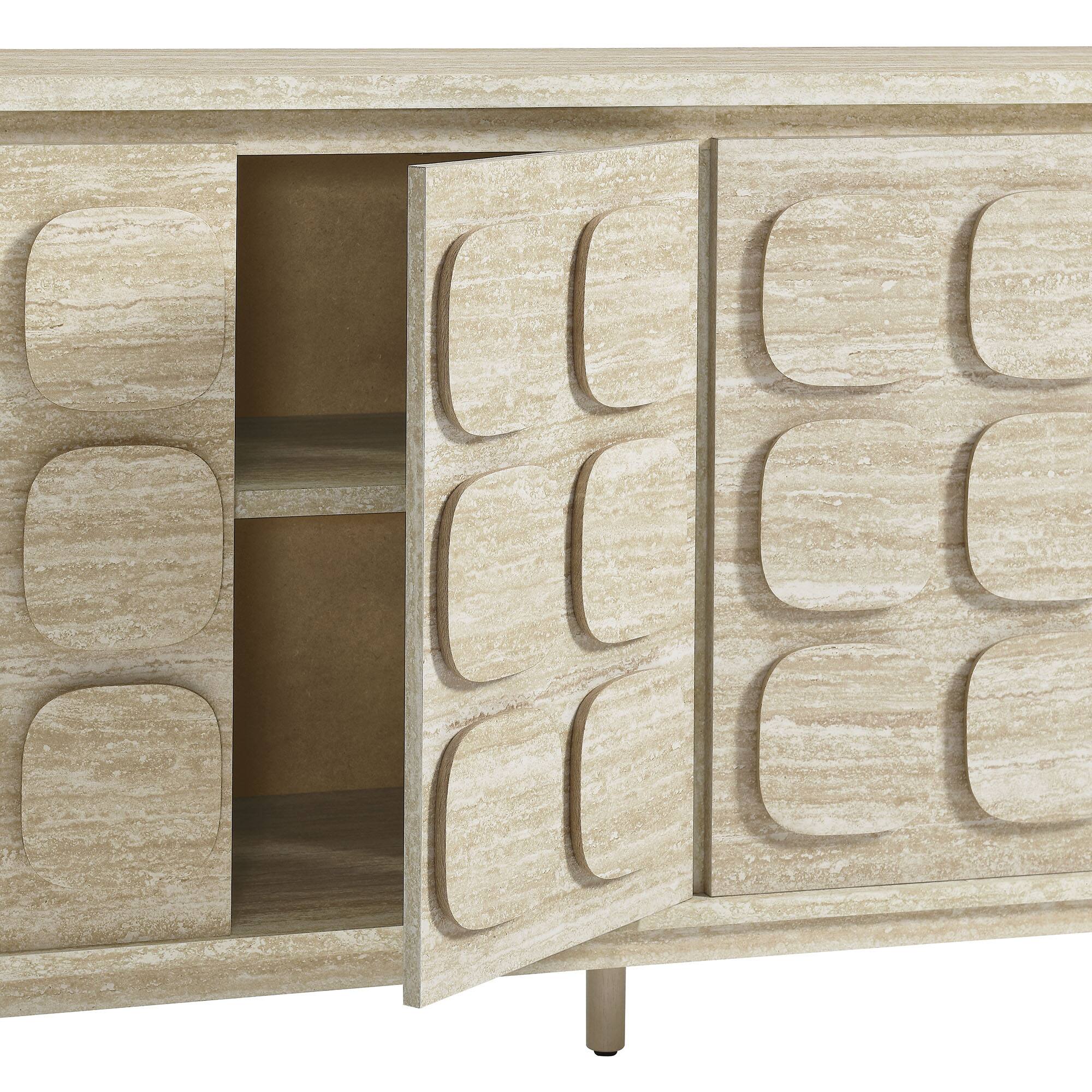 Alt View 6. Modway - Toscana 61" Sideboard by Modway - Travertine.