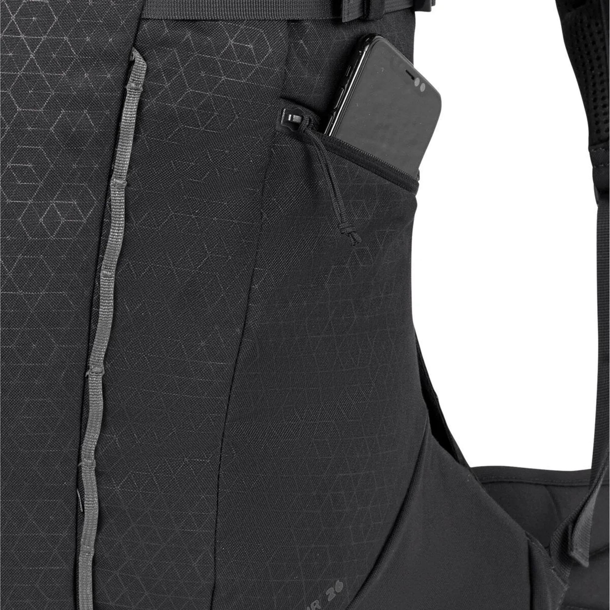 Alt View 6. VAUDE - Vaude Agile Air 26 Hiking Backpack - Black - Black.