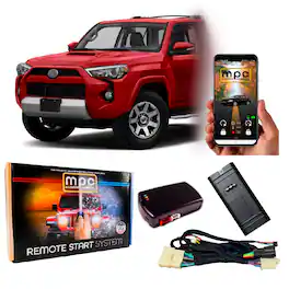 MPC - Remote Starter For Toyota 4Runner 2010-2019 | Phone App Control | Plug and Play - Black