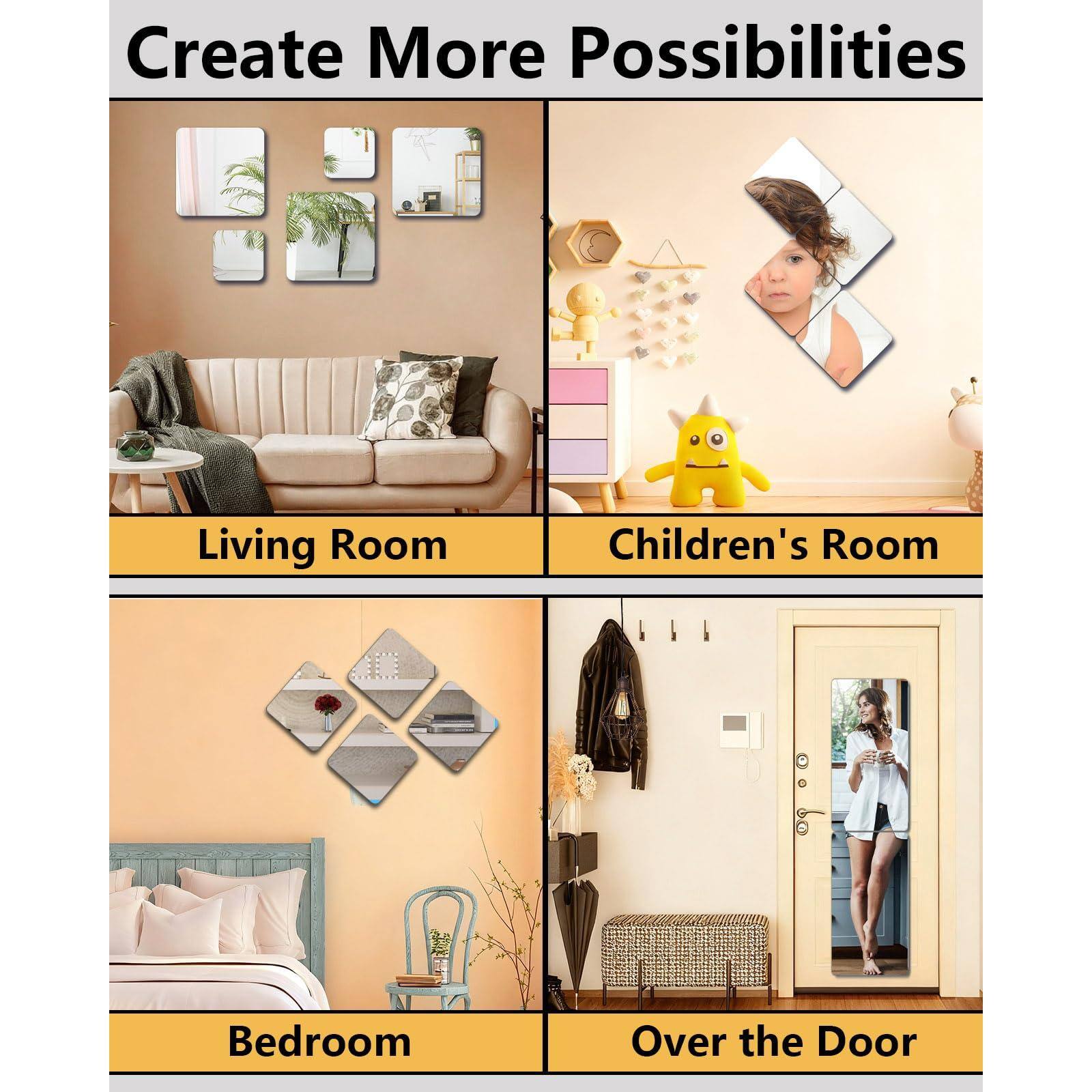 Create More Possibilities

Living Room  
Children's Room  
Bedroom  
Over the Door