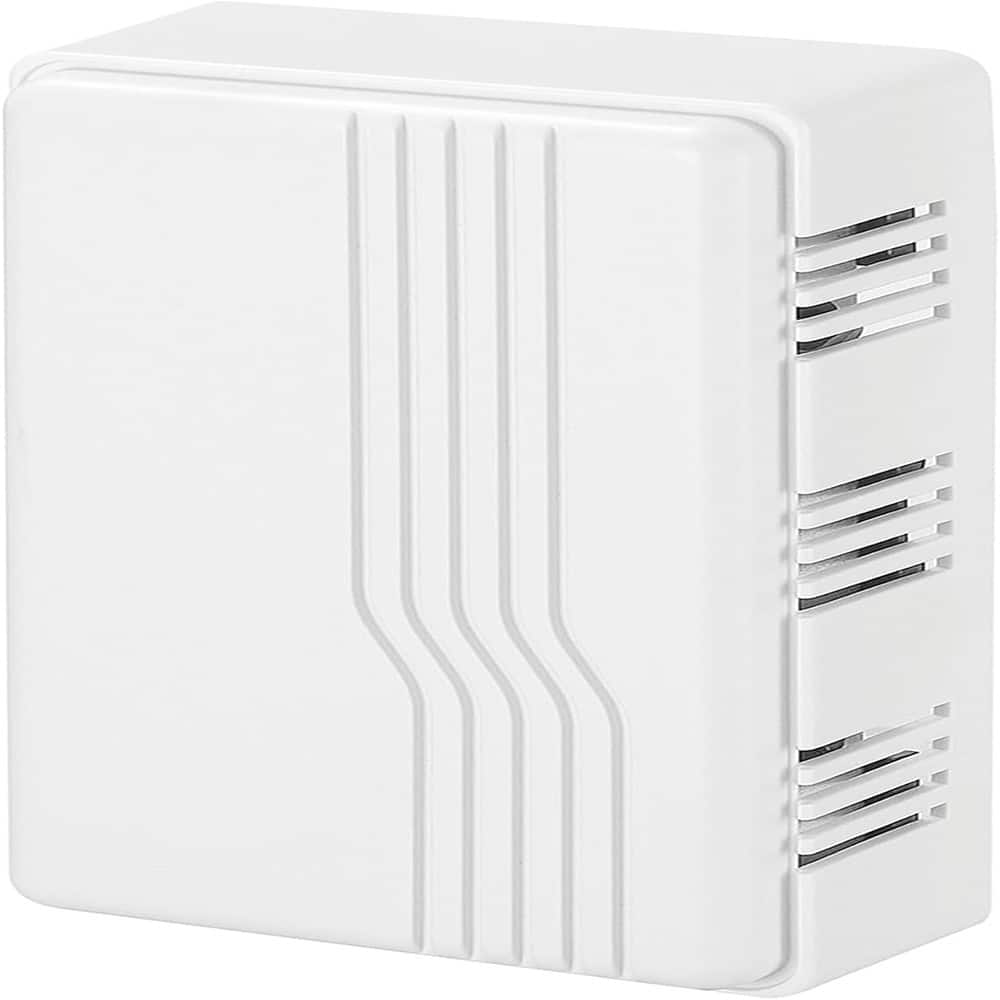 Schertz - plastic, wired, two-tone, vertical, horizontal, 80 dB, mechanical doorbell - White