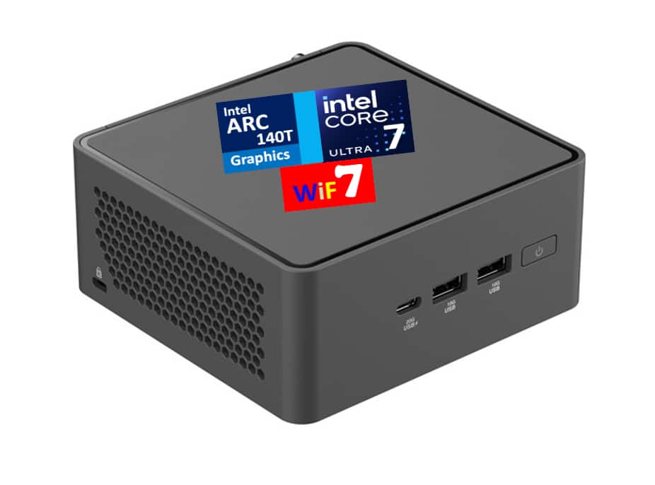 ASUS Upgraded NUC 15 Pro Mini Desktop (Intel Ultra 7 255H, 32GB