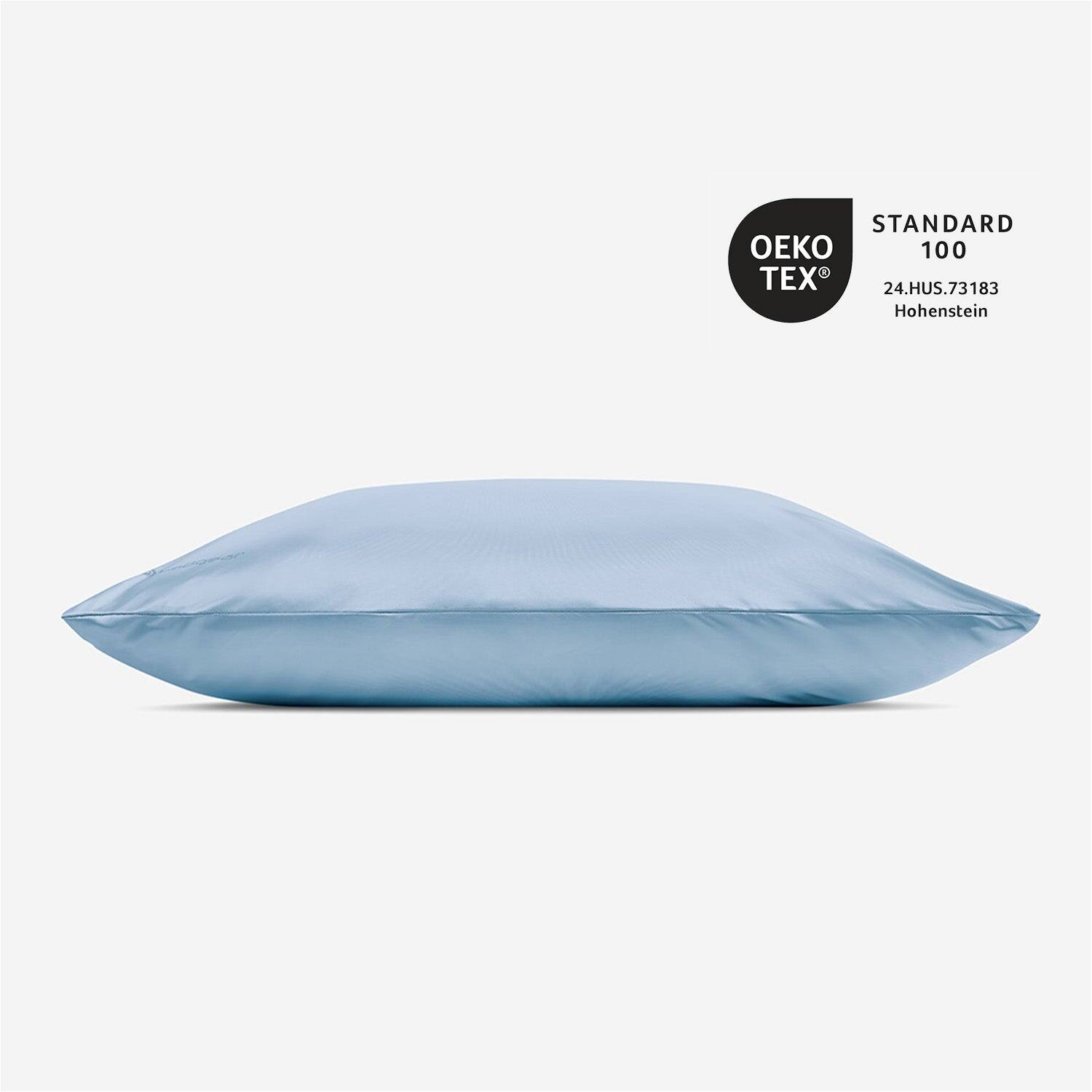 Bedgear - Hyper-Silk Performance® Pillowcase - Misty Blue, Queen - misty-blue