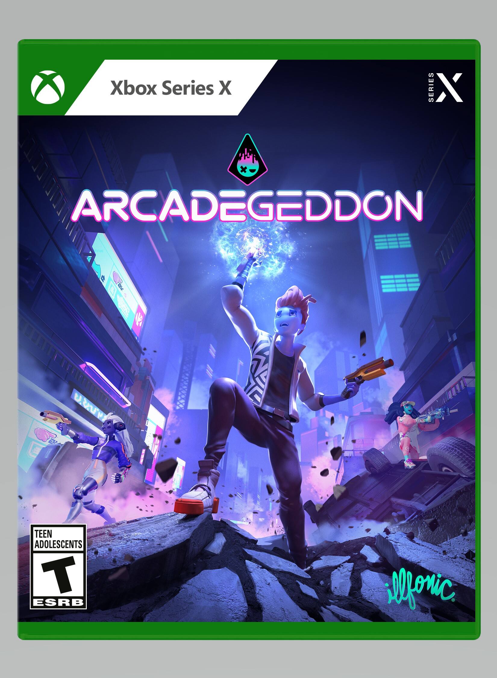 Front. Nighthawk Interactive - Arcadegeddon.