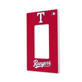 Keyscaper - Texas Rangers Solid Single Rocker Light Switch Plate - Multicolor