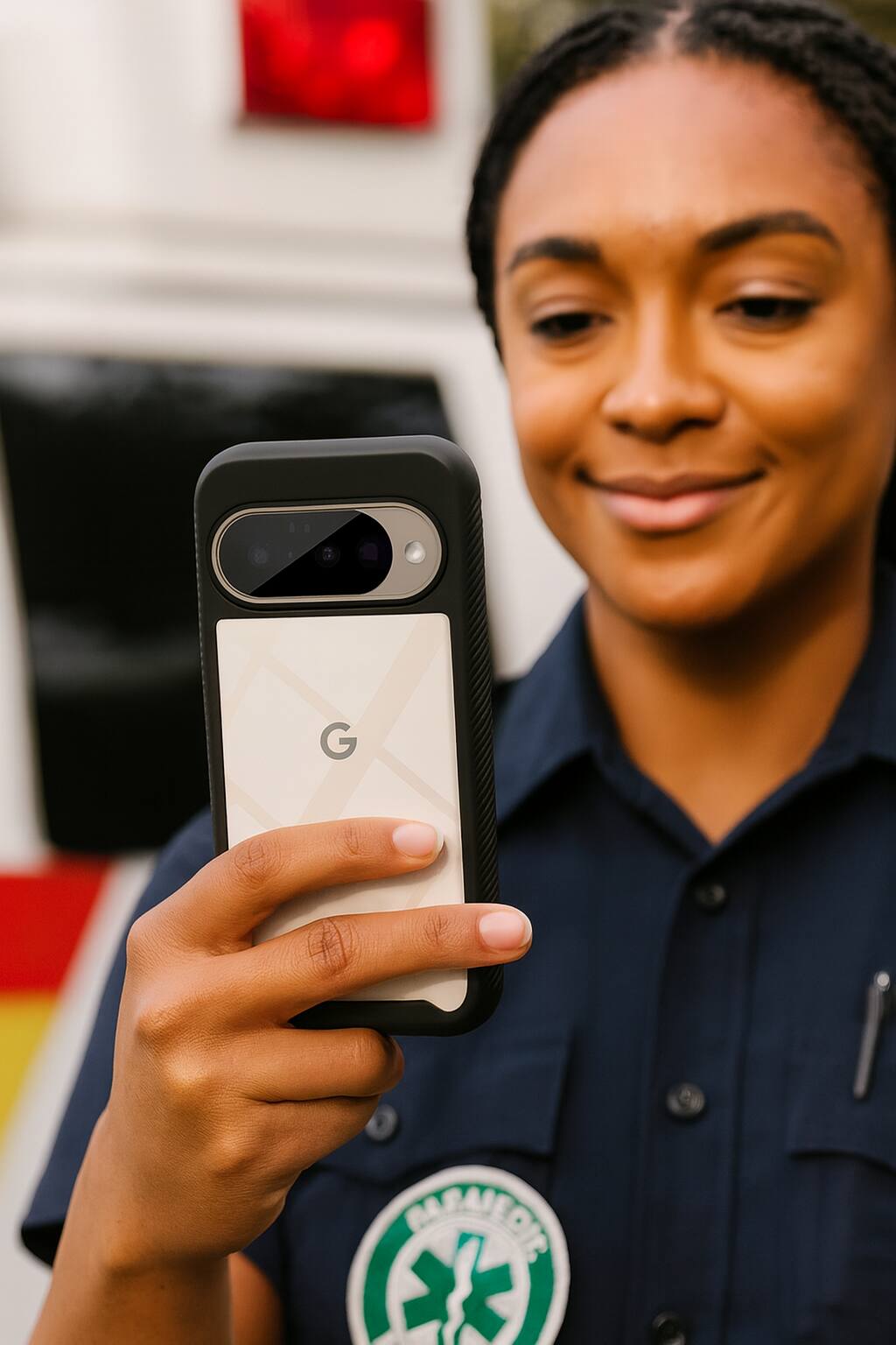 Alt View 4. SaharaCase - Raider Series Grip Case for Google Pixel 10 & Pixel 10 Pro - Scorpion Black - Black.