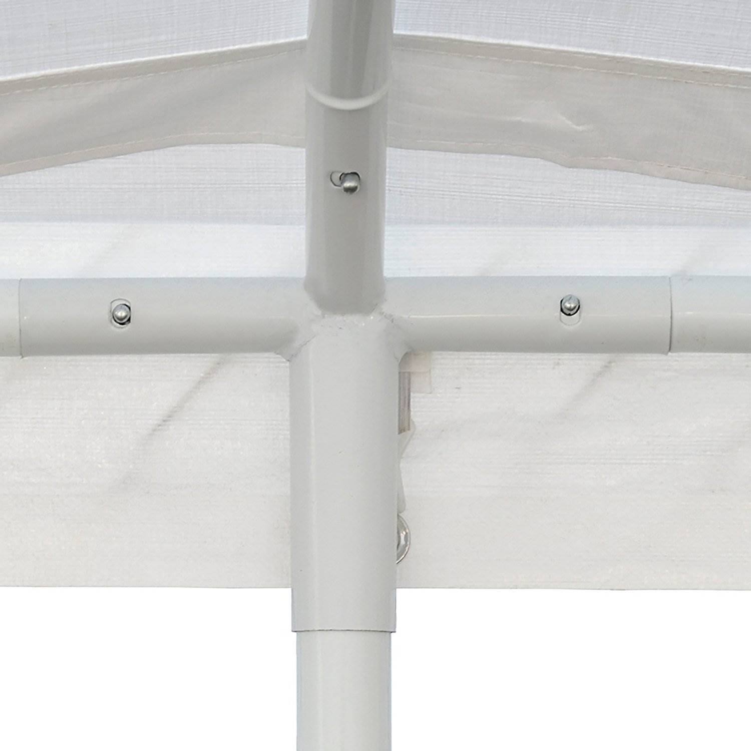 Alt View 2. Caravan Canopy - Caravan Canopy Domain 10 x 20 Foot Straight Leg Instant Canopy Tent Set (2 Pack) - White.