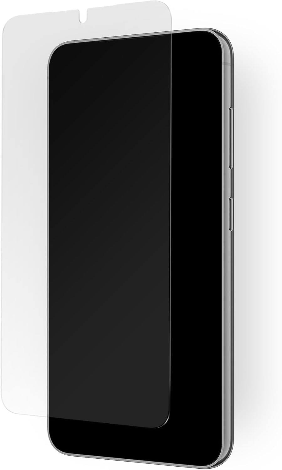 Front. BodyGuardz - BodyGuardz Pure 3 Tempered Glass Screen Protector for Samsung Galaxy S24 - Clear.