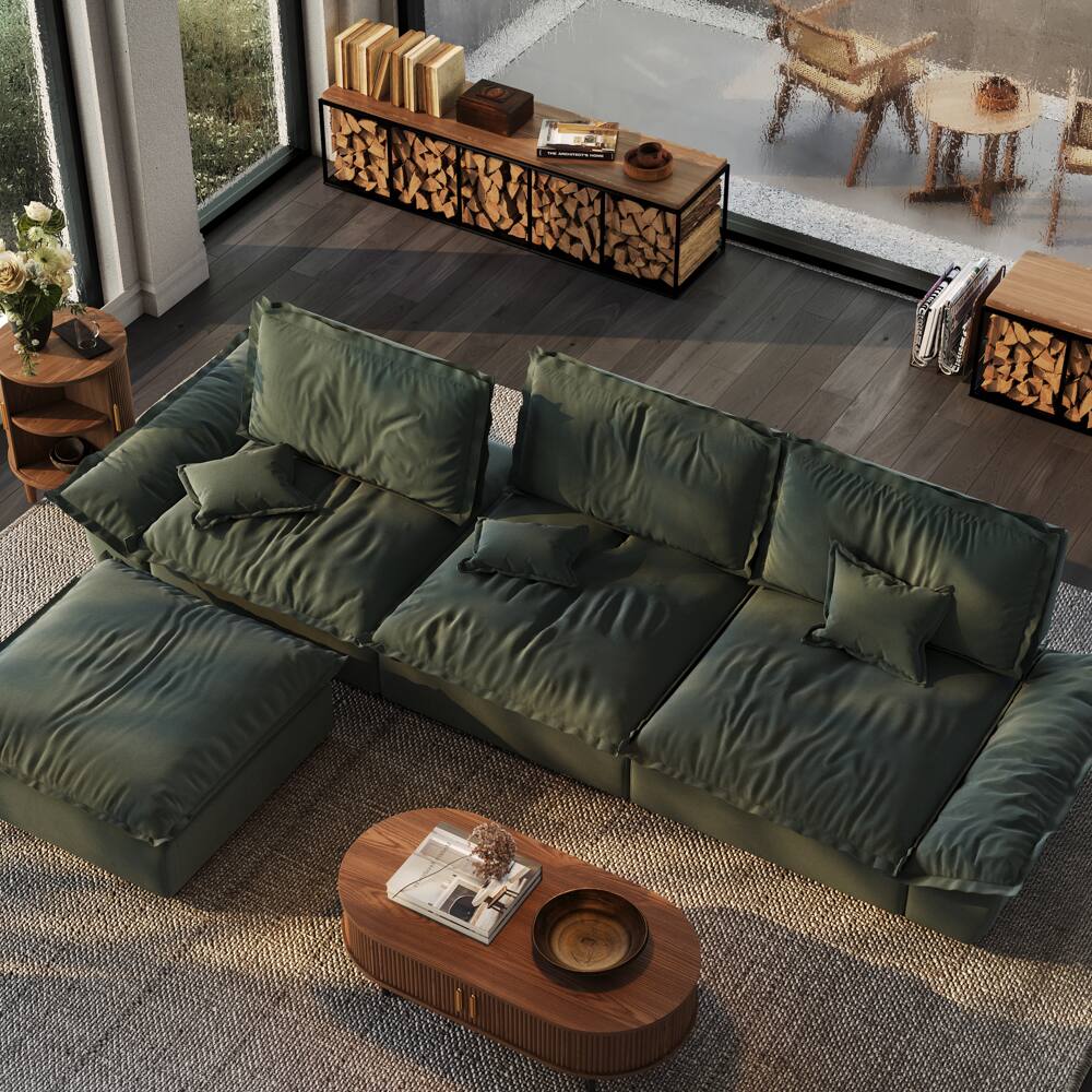 Green Suede Fabric