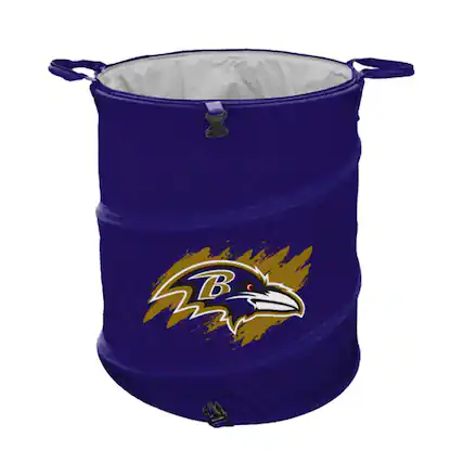 Front. Pegasus - Baltimore Ravens Big Logo Collapsible Can - Multicolor.