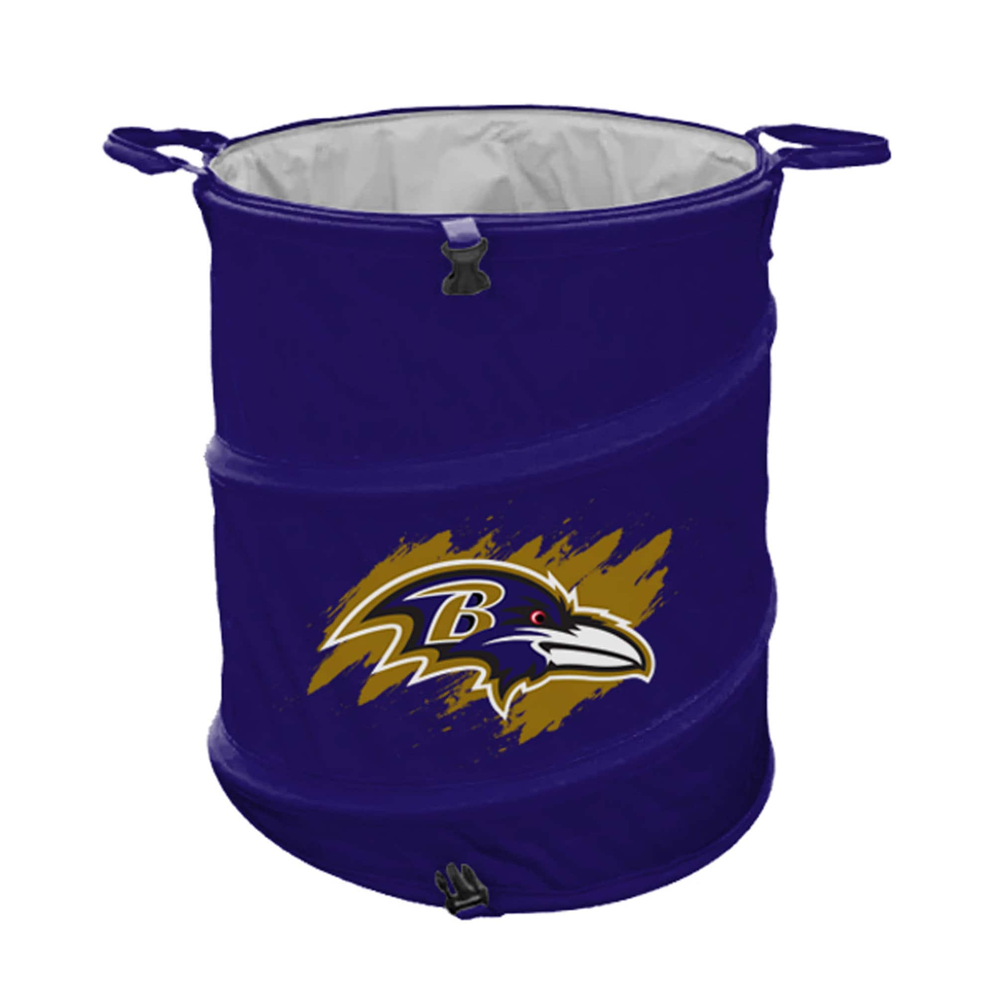 Front. Pegasus - Baltimore Ravens Big Logo Collapsible Can - Multicolor.