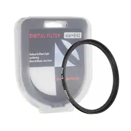 Unique Bargains - 62mm Star Filter, 8 Points Starburst Variable Twinkle Effect Ultra Slim Optical for Nikon DSLR