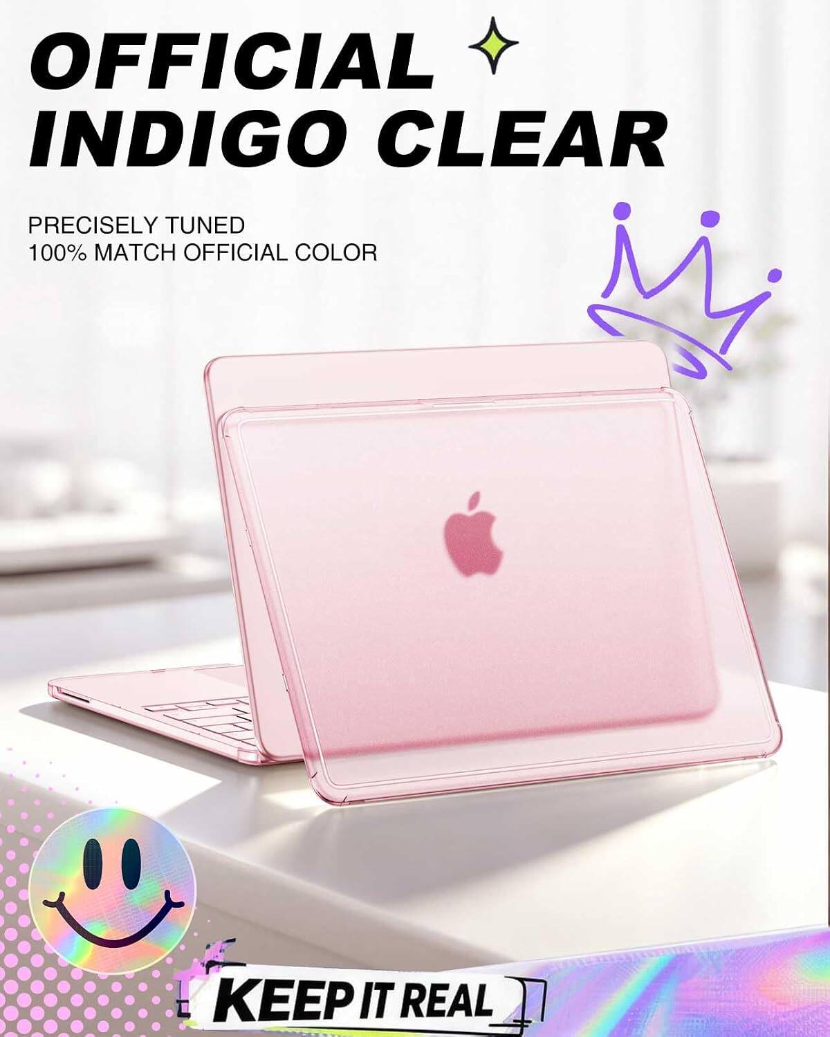 OFFICIAL INDIGO CLEAR  
PRECISELY TUNED  
100% MATCH OFFICIAL COLOR  
KEEP IT REAL