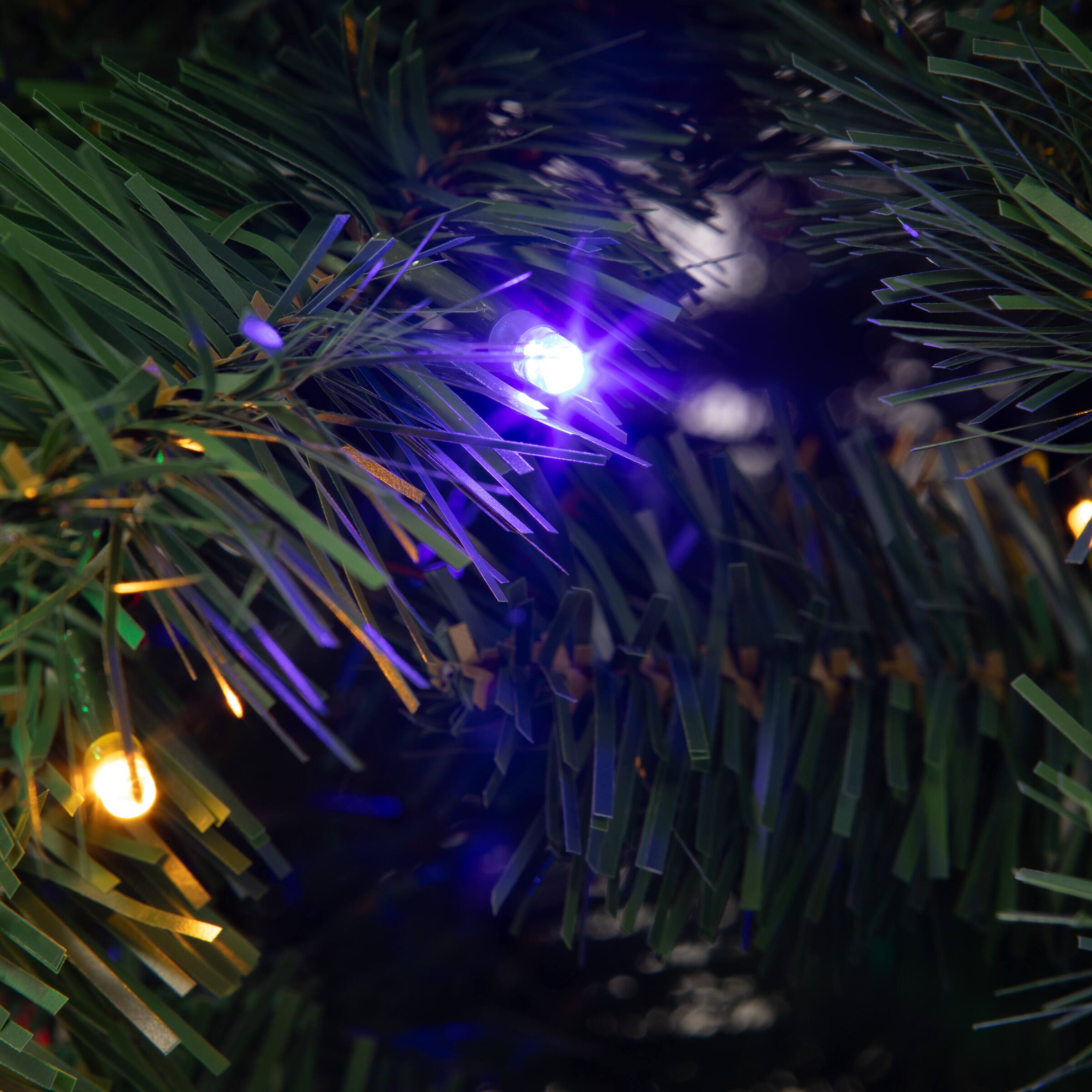 Angle. Elf Stor - Artificial Christmas Tree-7.5ft 11 Function - Green.