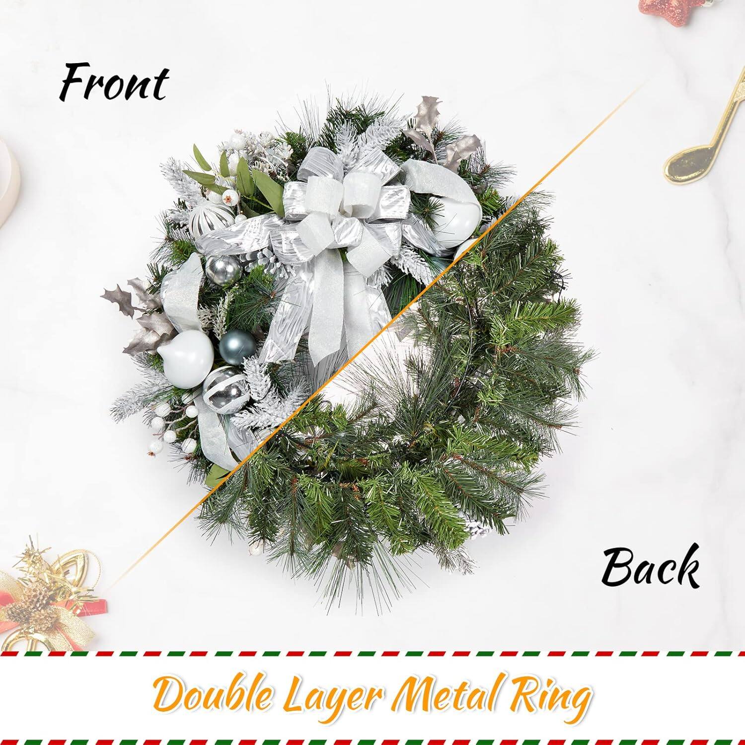 Front  
Back  

Double Layer Metal Ring