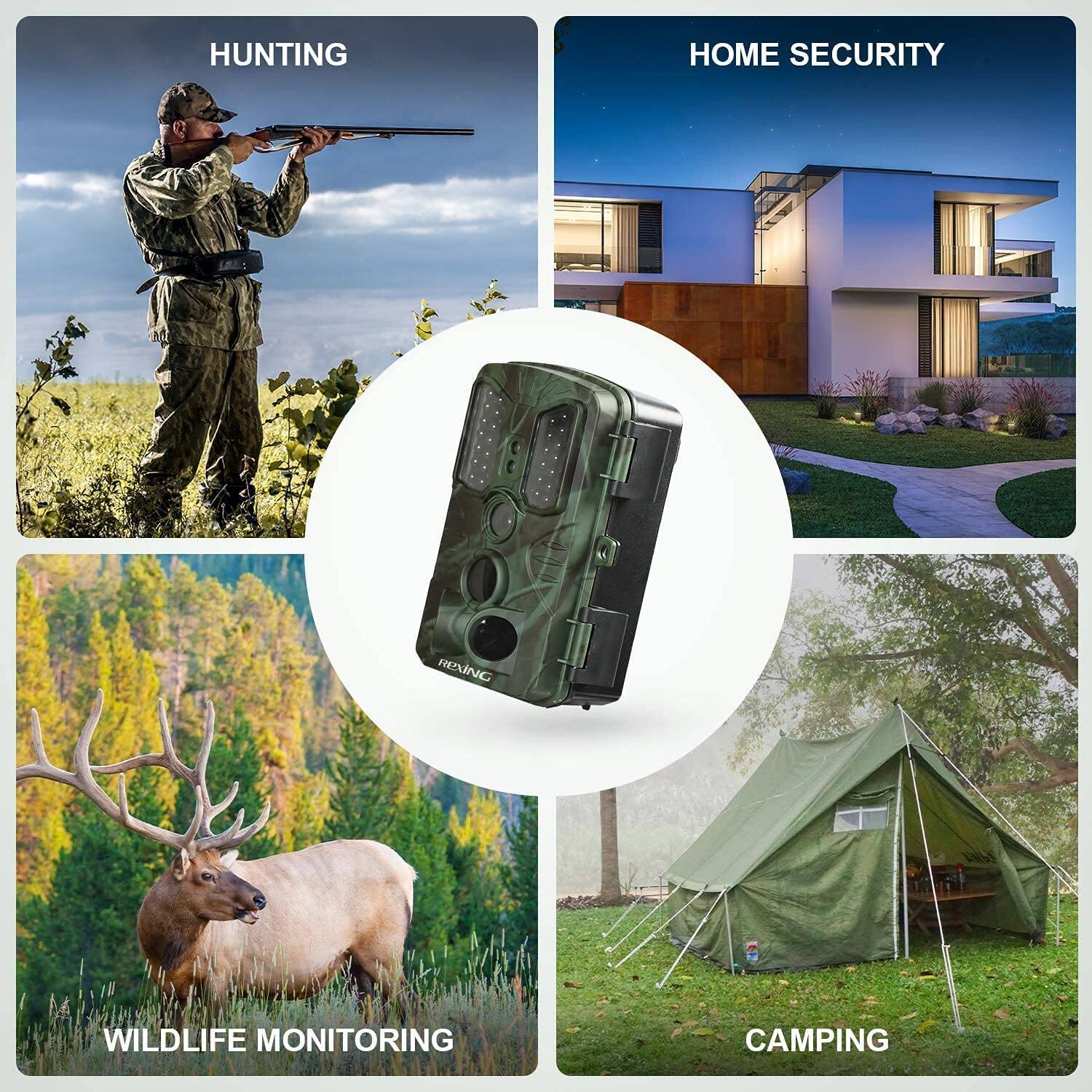 HUNTING  
HOME SECURITY  
WILDLIFE MONITORING  
CAMPING