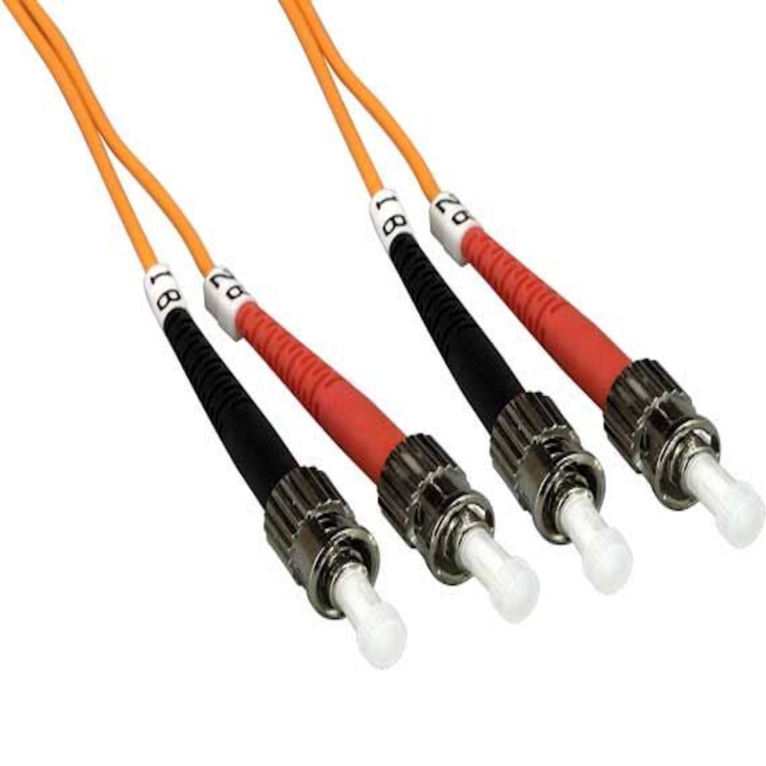 Angle. Sanoxy - 1m LC/LC Duplex 50/125 Multimode OM2 Fiber Optic Cable - Multi.