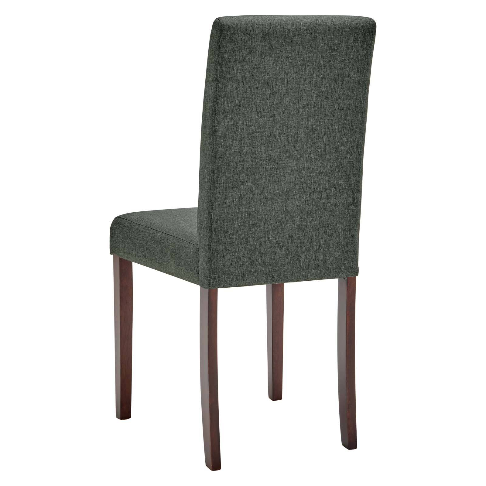 Alt View 2. Modway - Prosper Upholstered Fabric Dining Side Chair Set of 2 by Modway - Gray.